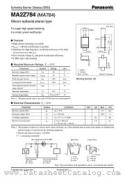 MA784 datasheet pdf Panasonic