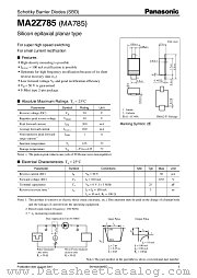 MA2Z785 datasheet pdf Panasonic