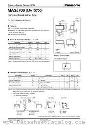 MA10700 datasheet pdf Panasonic