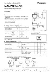 MA742 datasheet pdf Panasonic