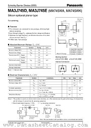 MA3J745E datasheet pdf Panasonic