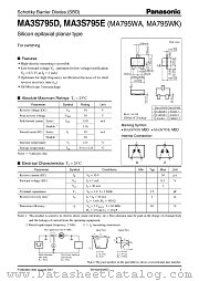 MA3S795E datasheet pdf Panasonic