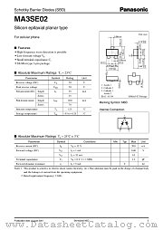 MA3SE02 datasheet pdf Panasonic