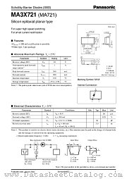 MA3X721 datasheet pdf Panasonic
