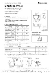 MA740 datasheet pdf Panasonic