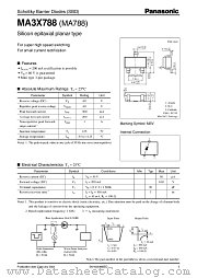 MA3X788 datasheet pdf Panasonic