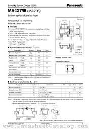 MA4X796 datasheet pdf Panasonic