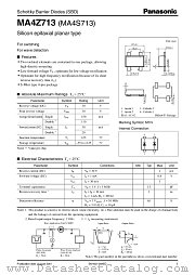 MA4S713 datasheet pdf Panasonic