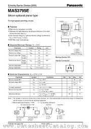 MAS3795E datasheet pdf Panasonic