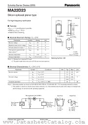 MA22D23 datasheet pdf Panasonic