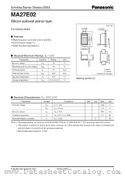 MA27E02 datasheet pdf Panasonic
