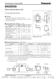 MA2SD30 datasheet pdf Panasonic