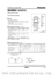 MA6D91 datasheet pdf Panasonic