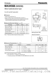 MA558 datasheet pdf Panasonic