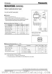MA6X556 datasheet pdf Panasonic
