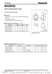 MA2SP05 datasheet pdf Panasonic