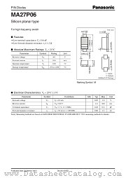 MA27P06 datasheet pdf Panasonic