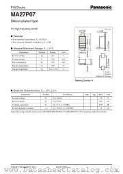 MA27P07 datasheet pdf Panasonic