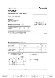MA2B001 datasheet pdf Panasonic