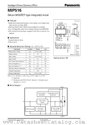 MIP516 datasheet pdf Panasonic