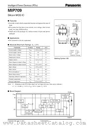 MIP709 datasheet pdf Panasonic