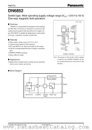 DN6852 datasheet pdf Panasonic