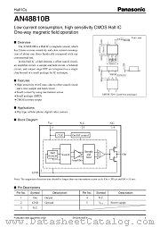AN48810B datasheet pdf Panasonic