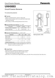 UNH0003 datasheet pdf Panasonic