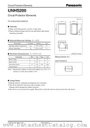 UNHS200 datasheet pdf Panasonic