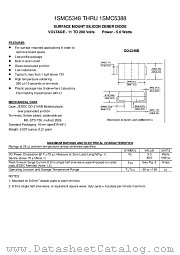 1SMC5380 datasheet pdf Panjit International Inc