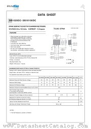 SB1080DC datasheet pdf Panjit International Inc