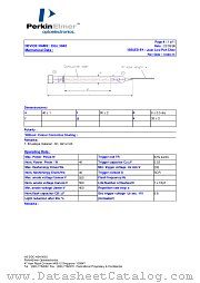 EGL3840 datasheet pdf PerkinElmer Optoelectronics