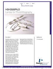 HBO3500W datasheet pdf PerkinElmer Optoelectronics