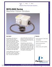 MVS-2602 datasheet pdf PerkinElmer Optoelectronics