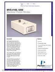 MVS-4100 datasheet pdf PerkinElmer Optoelectronics