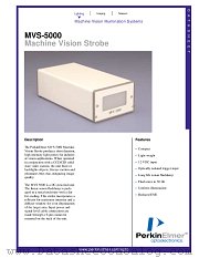 MVS-5000 datasheet pdf PerkinElmer Optoelectronics