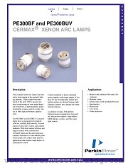 PE300BUV datasheet pdf PerkinElmer Optoelectronics