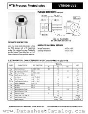VTB6061UVJ datasheet pdf PerkinElmer Optoelectronics