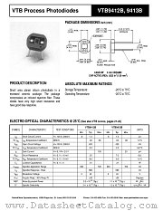 VTB9413B datasheet pdf PerkinElmer Optoelectronics