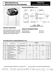 VTD31AA datasheet pdf PerkinElmer Optoelectronics