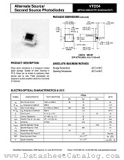 VTD34 datasheet pdf PerkinElmer Optoelectronics