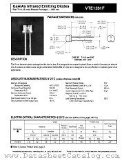 VTE1281F datasheet pdf PerkinElmer Optoelectronics