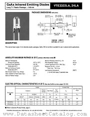 VTE3324LA datasheet pdf PerkinElmer Optoelectronics