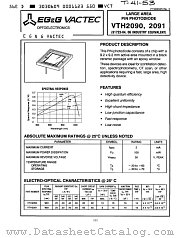 VTH2090 datasheet pdf PerkinElmer Optoelectronics