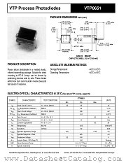 VTP8651 datasheet pdf PerkinElmer Optoelectronics