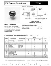VTP9412 datasheet pdf PerkinElmer Optoelectronics