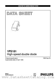 1PS181 datasheet pdf Philips