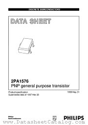 2PA1576 datasheet pdf Philips