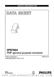 2PB709AR datasheet pdf Philips