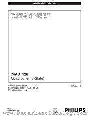 74ABT126N datasheet pdf Philips